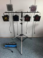 Lichtset te koop PAR incl. standaard en controller, Muziek en Instrumenten, Licht en Laser, Ophalen, Zo goed als nieuw, Licht