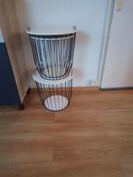 BIJZETTAFELTJES, Minder dan 55 cm, Rond, Zo goed als nieuw, Ophalen