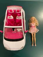 Mattel Barbie Fiat 500 witte auto met barbie pop open dak!, Kinderen en Baby's, Ophalen of Verzenden, Zo goed als nieuw, Barbie
