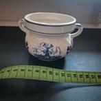 Delfts Blauw Potje met Oortjes en Molen, Antiek en Kunst, Antiek | Keramiek en Aardewerk, Ophalen of Verzenden