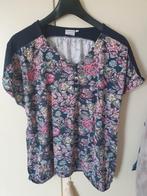 Donker blauw shirt Signature maat XXL met bloemenprint, Kleding | Dames, Grote Maten, Blauw, Zo goed als nieuw, Signature, Shirt of Top
