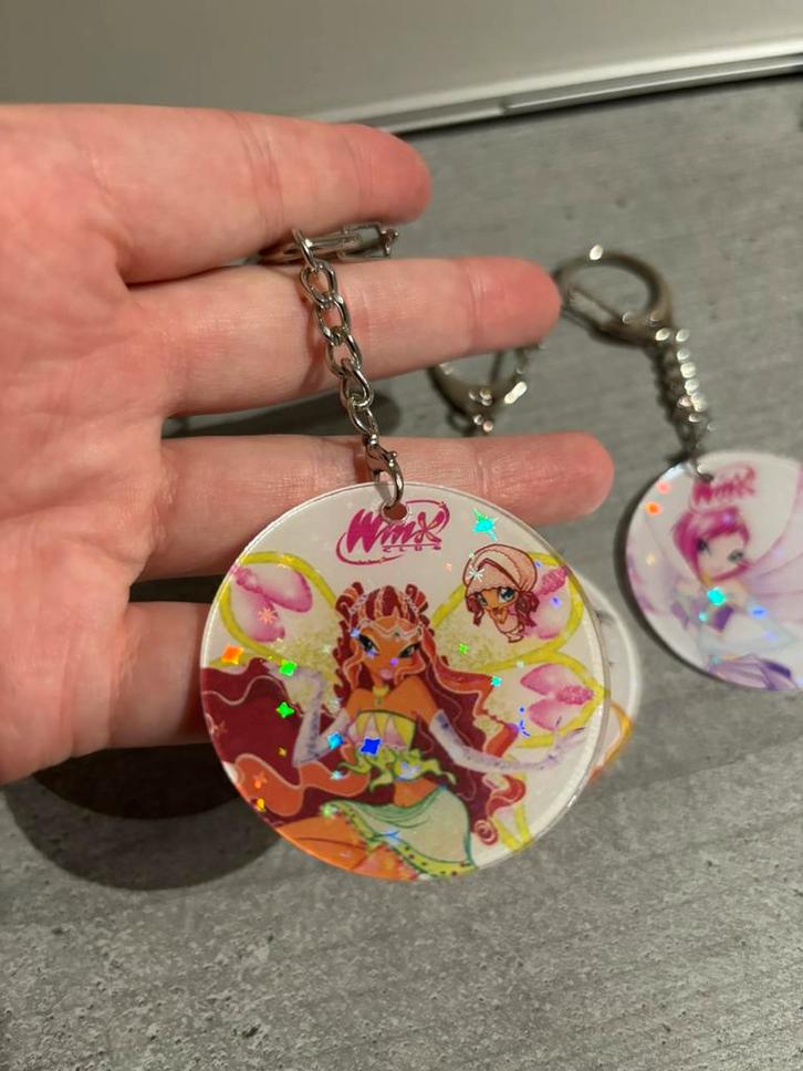 Winx Club Layla Enchantix sleutelhanger Mattel Witty Simba, Verzamelen, Sleutelhangers, Zo goed als nieuw, Overige typen, Ophalen of Verzenden