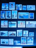 Vuurtorens op postzegels, Verzenden, Gestempeld, Plaats of Gebouw