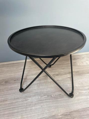 Bijzettafel zwart - 40X42 cm beschikbaar voor biedingen