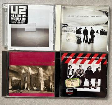 4 Cd’s U2 (zie omschrijving)(cd rock) beschikbaar voor biedingen