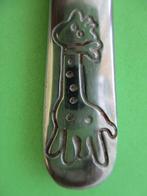  (KB4842) Kinderbestek SAFARI Giraffe mes, Ophalen of Verzenden, Gebruikt