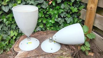 2 Vintage Philips industriële lampen spots (L36) beschikbaar voor biedingen