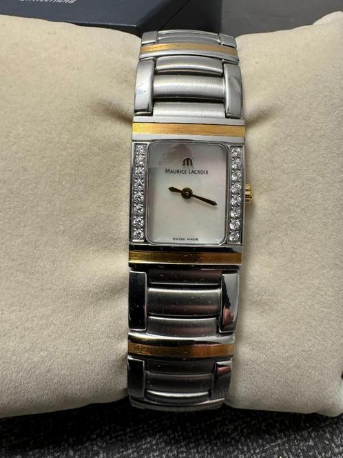 Dames horloge Maurice Lacroix 32838-3906 Staal/goud, Diamond, Sieraden, Tassen en Uiterlijk, Horloges | Dames, Gebruikt, Polshorloge