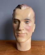30 40 jaren nr1 mooi heren mannequin hoofd gemaakt van gips, Ophalen of Verzenden, Gebruikt