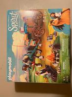 Playmobil Spirit 9477 - Lucky’s vader en wagen, Ophalen of Verzenden, Zo goed als nieuw, Complete set