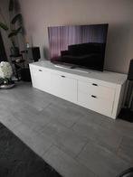 Dressoir Zen Goossens hoogglans wit, Huis en Inrichting, Kasten | Dressoirs, Ophalen, Zo goed als nieuw, 25 tot 50 cm, 200 cm of meer