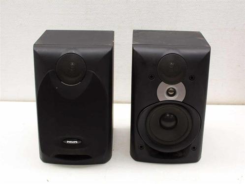 2 luidsprekers 20570, Audio, Tv en Foto, Luidsprekers, Gebruikt, Front, Rear of Stereo speakers, Philips, Ophalen of Verzenden