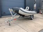 Nimarine 350 met tohatsu 6 pk /9,9 pk. 2 cilinder en trailer, Ophalen, Aluminium, Gebruikt, Benzine