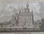 22 / Slot van Ballum Kopergravure ca 1790, Antiek en Kunst, Ophalen of Verzenden