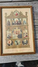 Antieke communie plaat, Ophalen of Verzenden