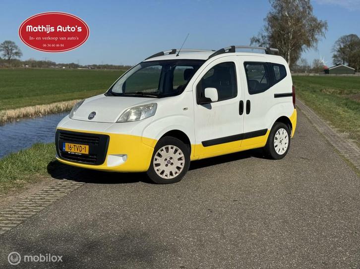 Fiat Qubo 1.4 Nat.Pow. Actual Benzine CNG Airco! BTW Milieuz, Auto's, Fiat, Bedrijf, Te koop, Qubo, ABS, Airbags, Alarm, Boordcomputer