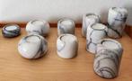 Marmeren waxinelichthouders, Huis en Inrichting, Woonaccessoires | Kandelaars en Kaarsen, Ophalen of Verzenden
