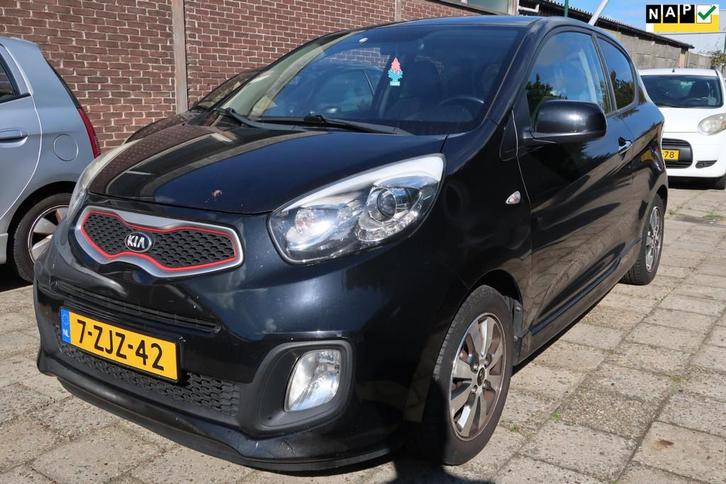 Kia Picanto 1.0 CVVT X-treme, Lederen bekleding, stuurbedien, Auto's, Kia, Bedrijf, Te koop, Picanto, ABS, Airbags, Airconditioning