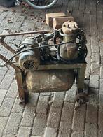 Antieke compressor, Doe-het-zelf en Verbouw, Compressors, Ophalen, Gebruikt, 6 tot 10 bar, Minder dan 200 liter/min