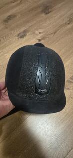 Luxe paardrij helm zgan, Dieren en Toebehoren, Paardrijkleding, Ophalen, Zo goed als nieuw, Overige soorten, Bovenkleding