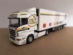 Tekno Scania Huybregts, Hobby en Vrije tijd, Modelauto's | 1:50, Ophalen of Verzenden, Zo goed als nieuw, Bus of Vrachtwagen, Tekno