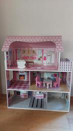Houten Poppenhuis, Ophalen, Zo goed als nieuw, Poppenhuis