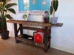 Oude werkbank, Ophalen, 200 cm of meer, Zo goed als nieuw, 25 tot 50 cm