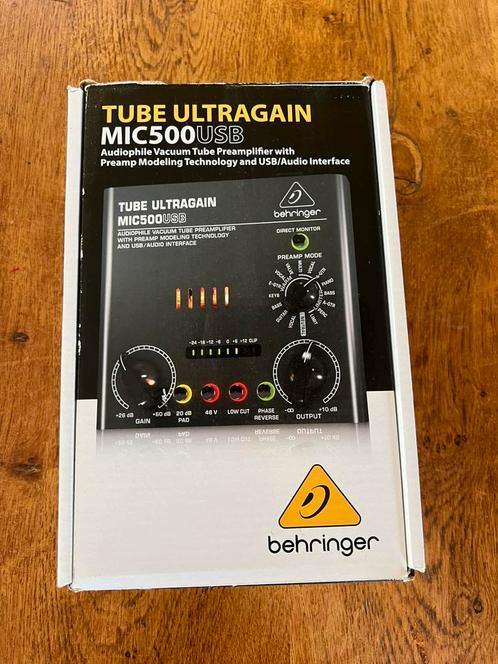 Behringer Tube Ultragain MIC500USB, Muziek en Instrumenten, Effecten, Nieuw, Ophalen of Verzenden