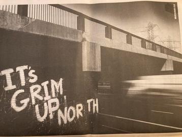 Paginagrote A3 advertentie KLF It’s Grim Up North release beschikbaar voor biedingen