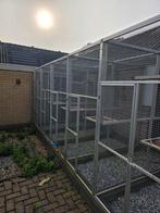 Te koop complete volières, Dieren en Toebehoren, Vogels | Hokken en Kooien, Ophalen, Zo goed als nieuw, Aluminium, Volière