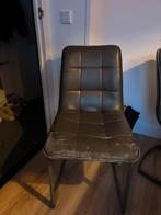 2 stoelen gratis ophalen, Huis en Inrichting, Stoelen, Ophalen, Gebruikt, Zwart, Leer