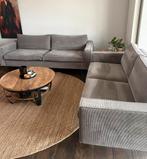 2,5 + 3 zits bank Arwin vergrijsd groen rib, Ophalen, Zo goed als nieuw, Stof