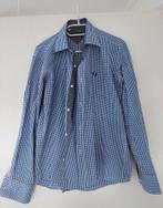 Geblokt overhemd, Fred Perry, maat L, Blauw, Ophalen of Verzenden, Zo goed als nieuw, Halswijdte 41/42 (L)