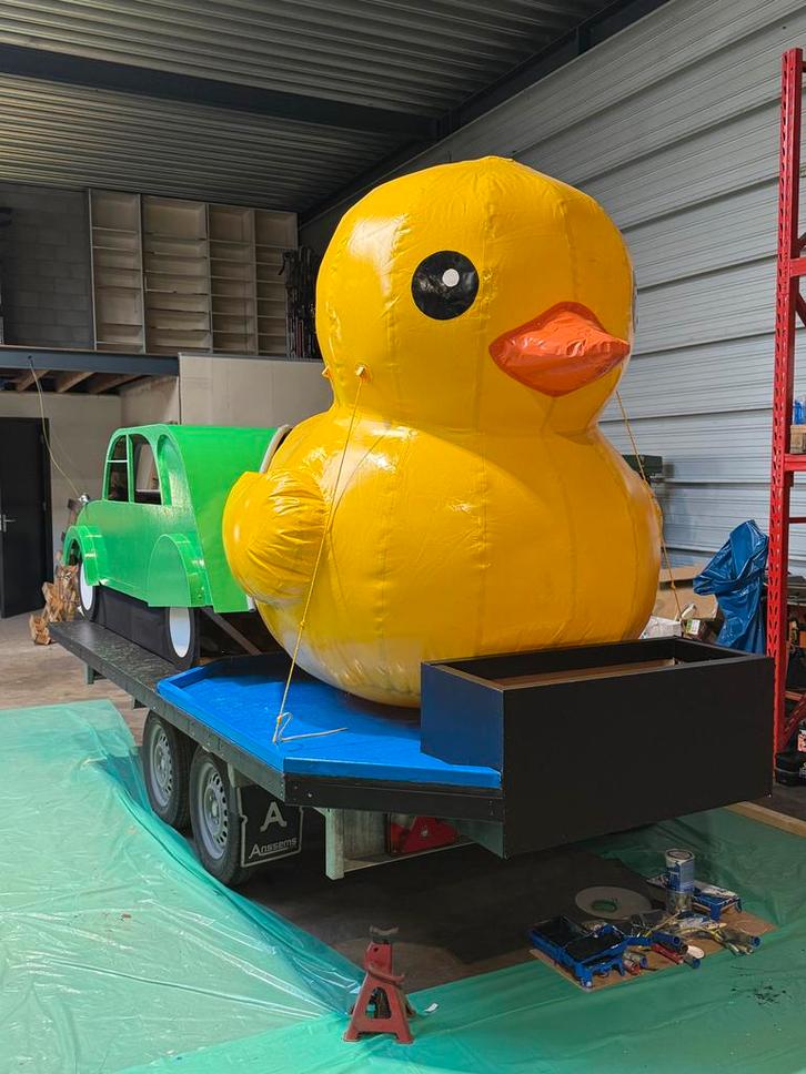 Opblaasbare Eend - Zwembad/Carnaval, Hobby en Vrije tijd, Feestartikelen, Nieuw, Feestartikel, Carnaval, Ophalen