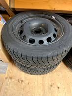 Winterbanden + velgen. Michelin 205 / 55R16   91H, Ophalen, Gebruikt