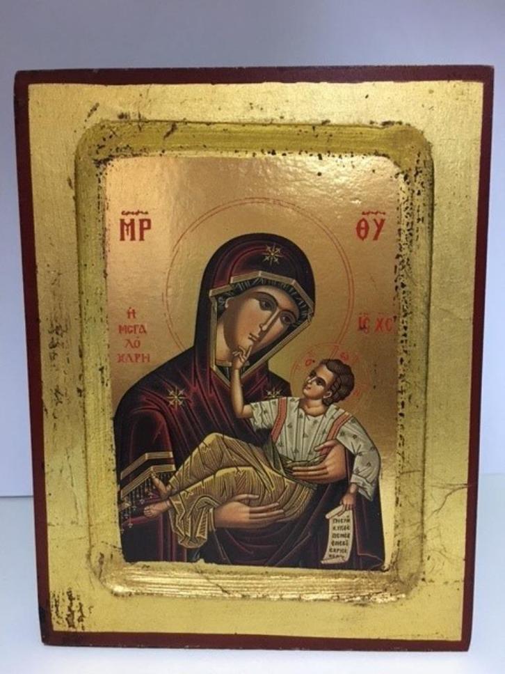 GL07 Icoon Moeder Maria met Kindje Jezus (nieuw), Verzamelen, Religie, Nieuw, Beeld(je), Verzenden