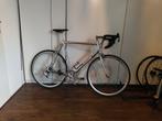 Jan Janssen Paris nice in gepolijst aluminium, 28 inch, 10 tot 15 versnellingen, Heren, Aluminium