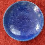 Raku schaal, Lapis lazuli., Antiek en Kunst, Ophalen
