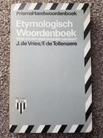 Etymologisch woordenboek - Waar komen onze woorden vandaan?, Gelezen, J. de Vries, Ophalen of Verzenden, Overige uitgevers