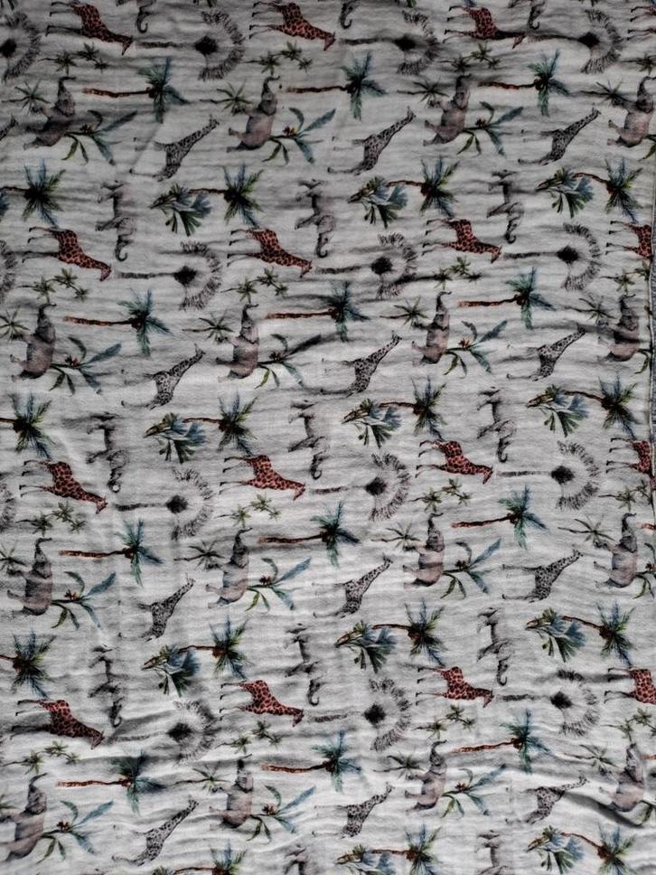 Ledikant Laken - Jungle Dieren, Kinderen en Baby's, Dekens, Slaapzakjes en Inbakerproducten, Gebruikt, Overige typen, 100 cm of meer