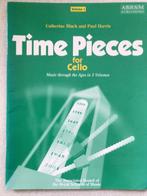 Catherine Black, Time pieces for cello, volume 1, Muziek en Instrumenten, Bladmuziek, Klassiek, Ophalen of Verzenden, Zo goed als nieuw