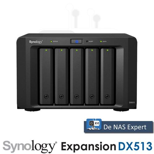 Synology DX513 Extension Unit, Computers en Software, NAS, Refurbished, Ophalen of Verzenden