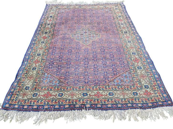 Handgeknoopt tapijt, Huis en Inrichting, Stoffering | Tapijten en Kleden, Zo goed als nieuw, 100 tot 150 cm, 200 cm of meer, Rechthoekig