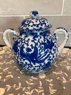 Japans blauw/wit porseleine suikerpot (170625), Ophalen of Verzenden, Zo goed als nieuw, Porselein, Overige stijlen