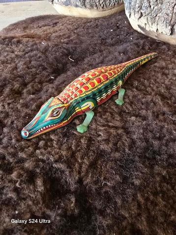 Tinplate Tin Toy Litho Alligator Friction Action West German beschikbaar voor biedingen