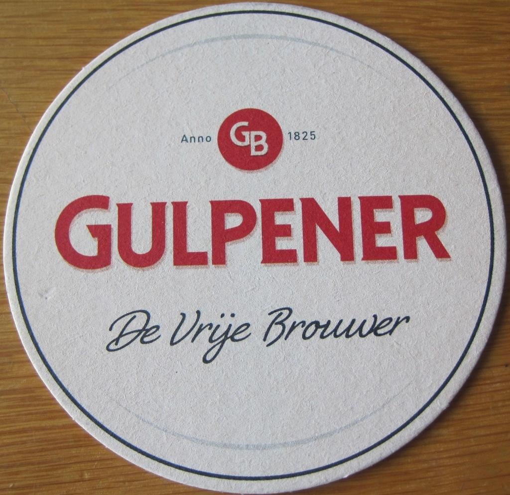 bierviltje van Gulpener - de vrije brouwer, Ophalen of Verzenden, Zo goed als nieuw, Viltje(s), Gulpener
