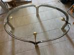 Salontafel ovaal, Huis en Inrichting, Tafels | Salontafels, 100 tot 150 cm, Zo goed als nieuw, Minder dan 50 cm, Ovaal