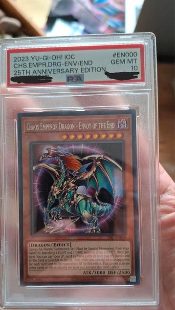 Chaos Emperor Dragon Envoy Of The Beginning IOC-EN000 PSA 10 beschikbaar voor biedingen