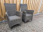 2 wicker tuinstoelen, Ophalen, Zo goed als nieuw, Wicker
