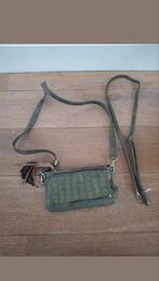 Schoudertasje heuptasje groen leer, Overige merken, Ophalen of Verzenden, Zo goed als nieuw, Leer